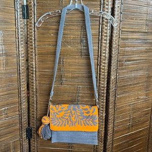 Soft Threads wool crossbody bag.